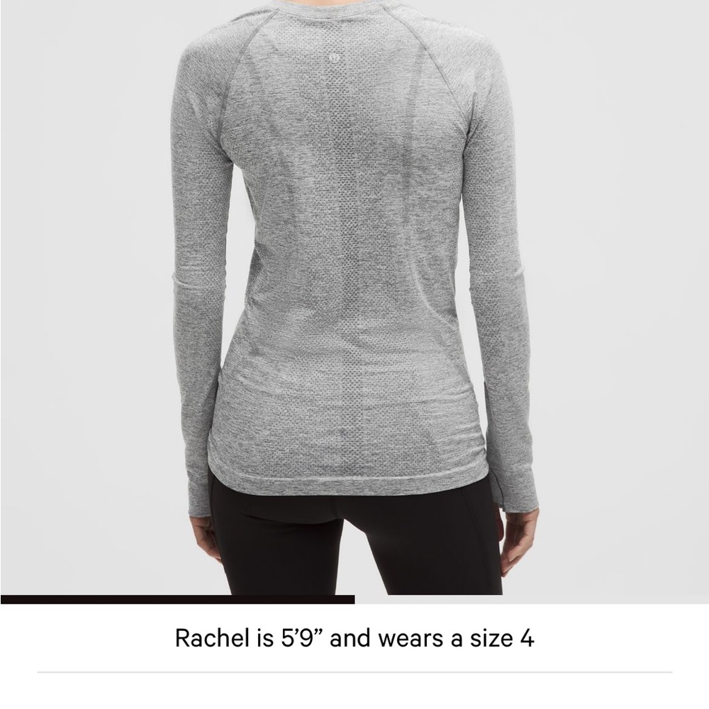 TWO 🖤Swiftly Tech long sleeve shirt hip length